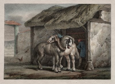 Maatilan hevonen tekijältä Emile Jean Horace Vernet