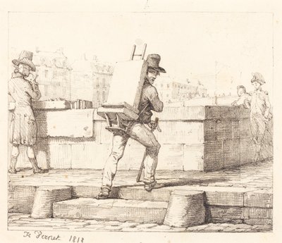 Kansikuva teokselle ”Croquis Lithographiques par H. Vernet” tekijältä Horace Vernet