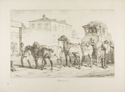 Postin valmentaja tekijältä Emile Jean Horace Vernet