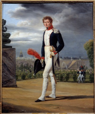 Keräilijän Philippe Lenoirin (1785 - 1867) muotokuva. Emile Dit Horace Vernet (1789-1863) maalaus tekijältä Emile Jean Horace Vernet