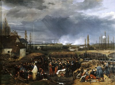 Antwerpenin linnoituksen piiritys 22. joulukuuta 1832. tekijältä Horace Vernet