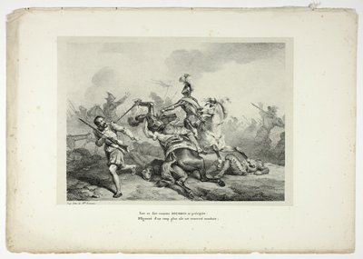 BOURBON hyökkää tämän ylpeän vihollisen kimppuun... tekijältä Horace Vernet
