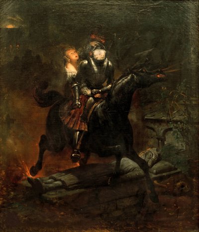 Balladi Lenorasta, 1839. tekijältä Emile Jean Horace Vernet