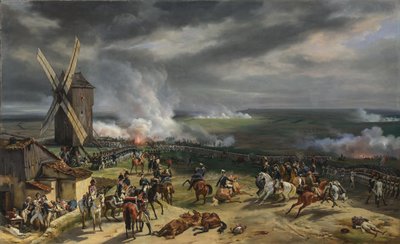 Valmyn taistelu 20. syyskuuta 1792 tekijältä Emile Jean Horace Vernet