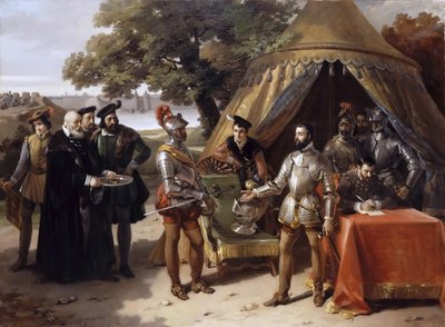 Thionvillen piiritys 23. kesäkuuta 1558 tekijältä Hortense Haudebourt Lescot