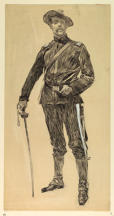 Amerikkalainen upseeri (Espanja-Amerikan sota) tekijältä Howard Chandler Christy