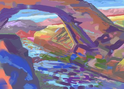 Stone Arch (tietokonetaide) tekijältä Howard Ganz