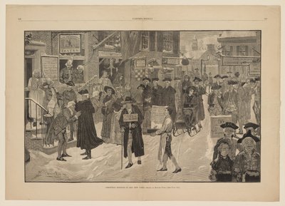 Jouluaamu vanhassa New Yorkissa tekijältä Howard Pyle
