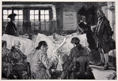 New Yorkin kahvilan lukusalissa tekijältä Howard Pyle