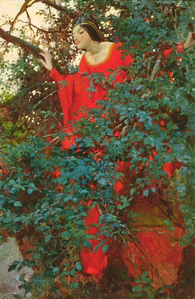 Joten sydämenlyönnin vuoksi hän näki hänet James Branch Cabellin (1879-1958) The Fox Brushista, joka julkaistiin Harper