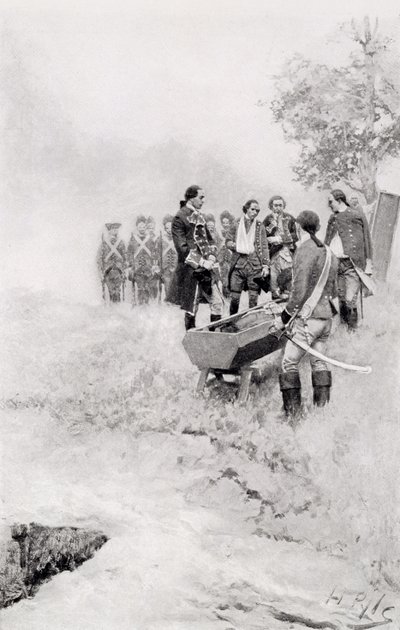 The Burial of Braddock, kuvitus 