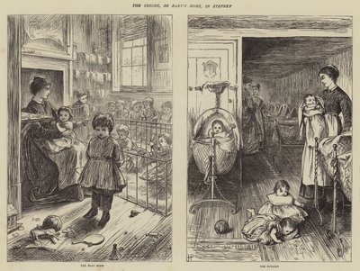 Päiväkoti eli vauvankoti Stepneyssä tekijältä Howard Pyle