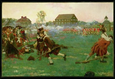 The Fight Lexington Commonissa, 19. huhtikuuta tekijältä Howard Pyle