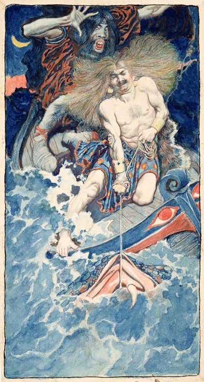 The Fishing of Thor and Hymir, Howard Pylen "North Folk Legends of the Sea" -julkaisusta, julkaistu Harper