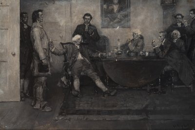 "Tämä on Enoch Wade, hyvät herrat", sanoi paronetti - tekijältä Howard Pyle