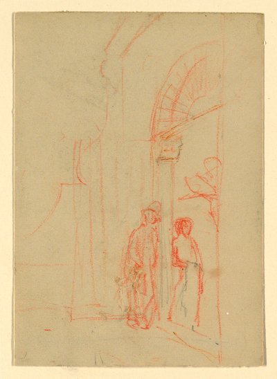 Piirustus, luonnos: 1888 tekijältä Howard Russell Butler