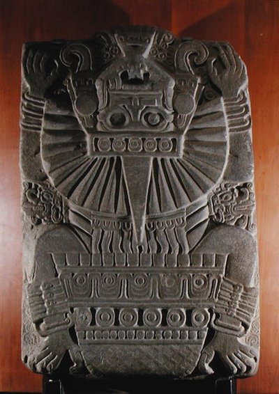 Tlaltecuhtli, klassismin jälkeinen aika (900-1521) (kivi) tekijältä Huaxtec Huaxtec
