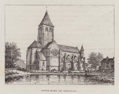 Notre-Dame De Blecourt (kaiverrus) tekijältä Hubert Clerget