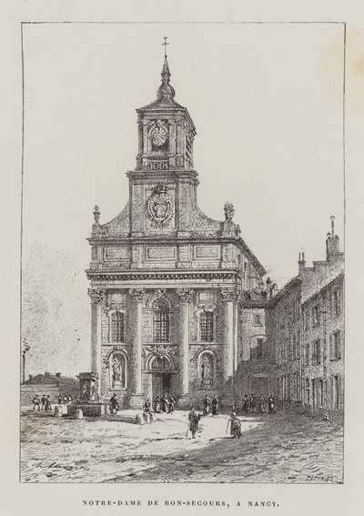 Notre-Dame De Bon-Secours, A Nancy (kaiverrus) tekijältä Hubert Clerget