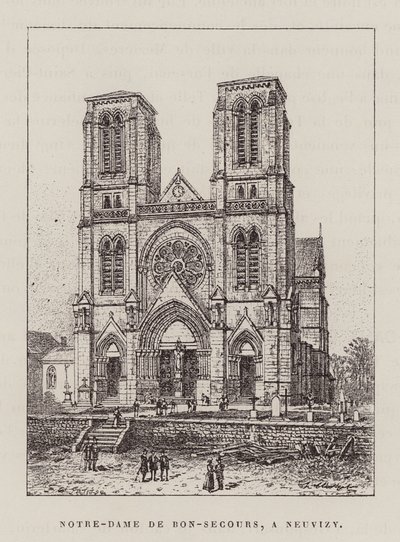 Notre-Dame De Bon-Secours, Neuvizy (kaiverrus) (kaiverrus) tekijältä Hubert Clerget