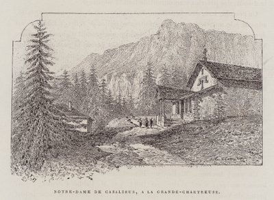 Notre-Dame De Casalibus, A La Grande-Chartreuse (kaiverrus) (kaiverrus) tekijältä Hubert Clerget