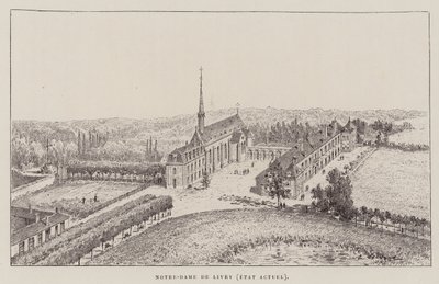 Notre-Dame De Livry, nykytila (kaiverrus) tekijältä Hubert Clerget