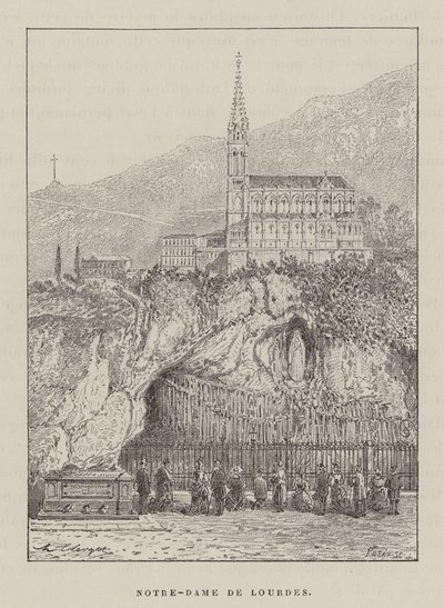 Notre-Dame de Lourdes (kaiverrus) tekijältä Hubert Clerget