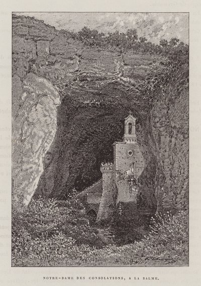Notre-Dame Des Consolations, A La Balme (kaiverrus) tekijältä Hubert Clerget