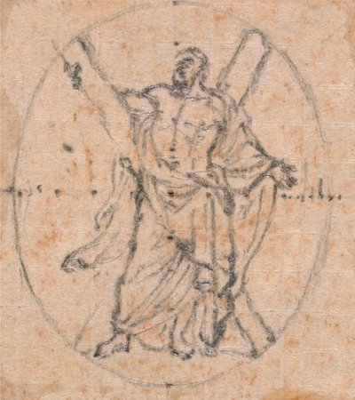 Suunnittelu mitalille: St. Andrew tekijältä Hubert Francois Gravelot