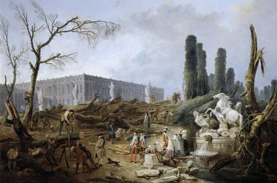 Apollon kylpylöiden Bosquet tekijältä Hubert Robert