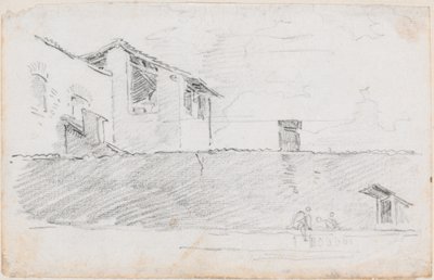 Katot seinän takana tekijältä Hubert Robert