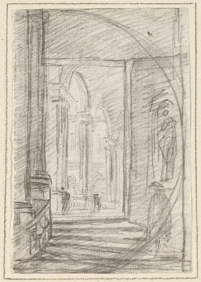 Roomalaisen palatsin sisustus tekijältä Hubert Robert