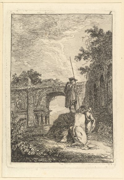 Riemukaari.n.d. tekijältä Hubert Robert