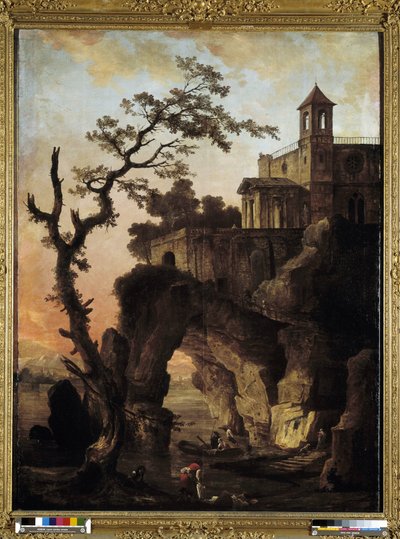 Fantasian maisema tekijältä Hubert Robert