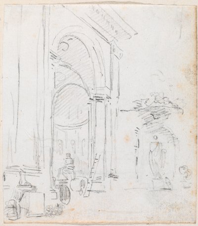 Monumentaalinen kaari tekijältä Hubert Robert