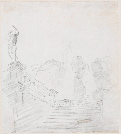 Monumentaalinen portaikko tekijältä Hubert Robert