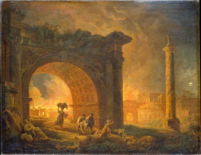 Roomalaiset rauniot tekijältä Hubert Robert