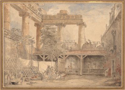 Rooman rauniot, Villa Pamfili, 1774. tekijältä Hubert Robert