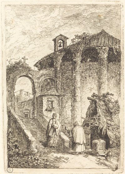 Muinainen temppeli tekijältä Hubert Robert