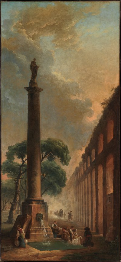 Suihkulähde tekijältä Hubert Robert