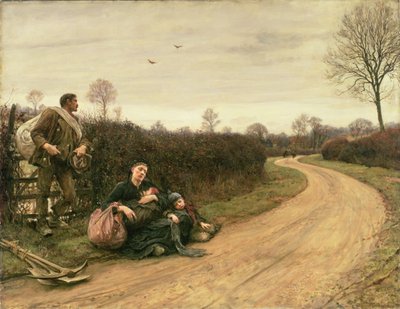 Vaikeat ajat tekijältä Hubert von Herkomer