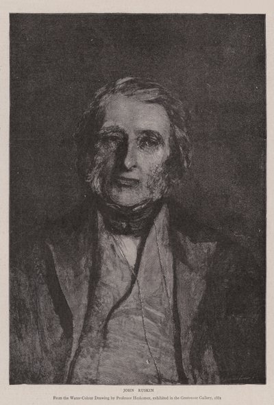 John Ruskin tekijältä Hubert von Herkomer