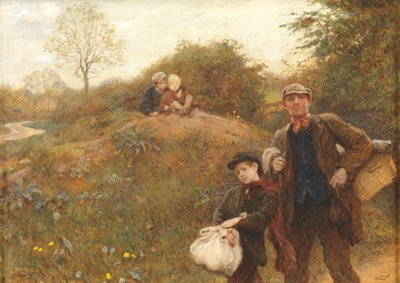 Eteenpäin, 1891 tekijältä Hubert von Herkomer