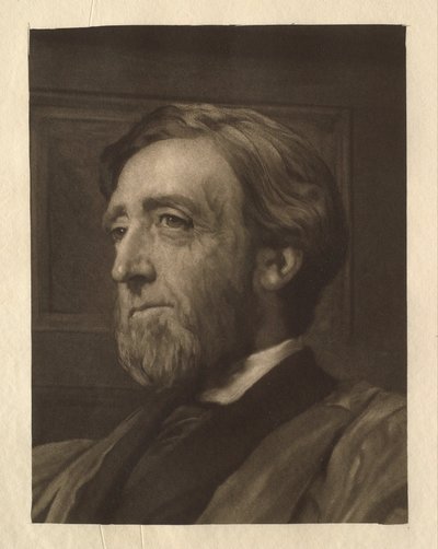 Arthur Wellesley Peelin (1829-1912), alahuoneen puhemiehen, muotokuva tekijältä Hubert von Herkomer