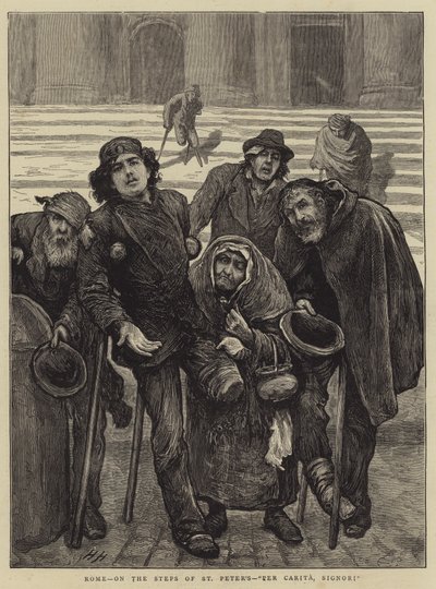 Rooma, Pietarin portailla, Per Carita, Signori tekijältä Hubert von Herkomer