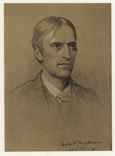 Hubert Herkomerin omakuva tekijältä Hubert von Herkomer