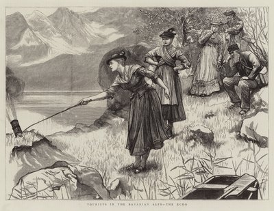 Turistit Baijerin Alpeilla, Echo tekijältä Hubert von Herkomer