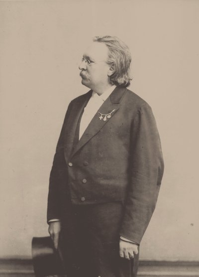 Urkuri ja säveltäjä Edmund Kretschmerin muotokuva 1830-1908. tekijältä Höffert