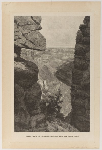 Grand Ca~non of the Colorado, näkymä Hance Traililta tekijältä Hugh Bolton Jones