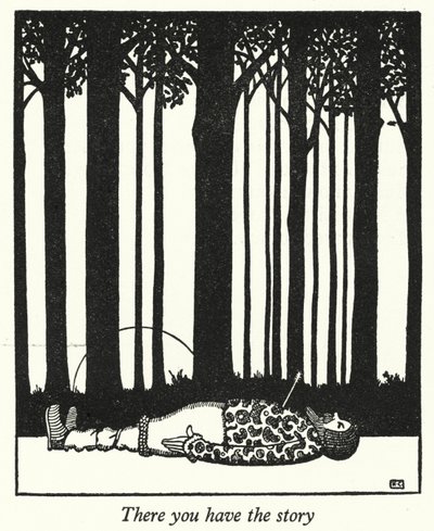 Siellä on tarina (litho) tekijältä Hugh Chesterman